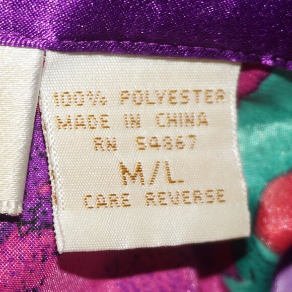 Vintage 80s Victorias Secret Floral Night Shirt - Picture 5 of 7